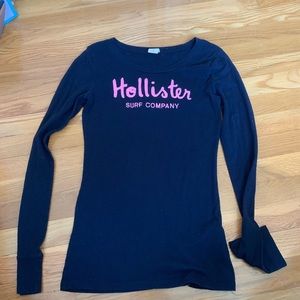 Navy Blue Hollister Long Sleeve